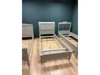 Letto in legno con piedini Letto singolo�Artigianale�a prezzo scontato