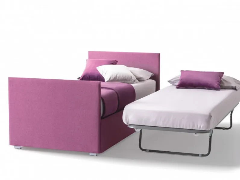 Letto singolo moderno Bambusa Mottes selection a prezzo scontato