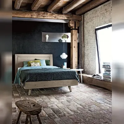 Letto singolo moderno Fada Scandola a prezzo ribassato