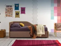 Letto moderno con contenitore Maya Twils a prezzo scontato