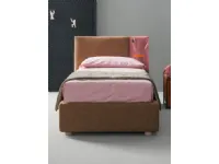Letto moderno con piedini Rift Samoa a prezzo ribassato