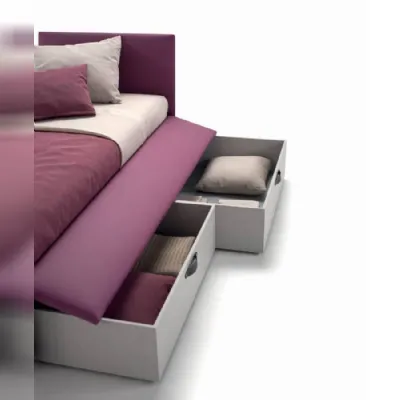 Letto singolo Plain sottosopra Samoa con uno sconto IMPERDIBILE