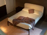 Letto matrimoniale con piedini Sissi Sangiacomo a prezzo scontato