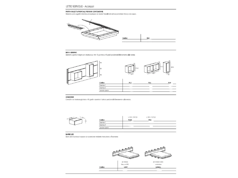 LETTO Sorvolo  Fimar SCONTATO