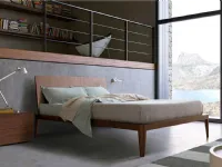 Letto matrimoniale moderno Spillo con materasso dorelan nube Pianca a prezzo ribassato