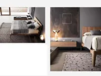 Letto matrimoniale moderno Spillo con materasso dorelan nube Pianca a prezzo ribassato