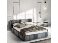 Letto moderno con contenitore Square * Samoa a prezzo ribassato