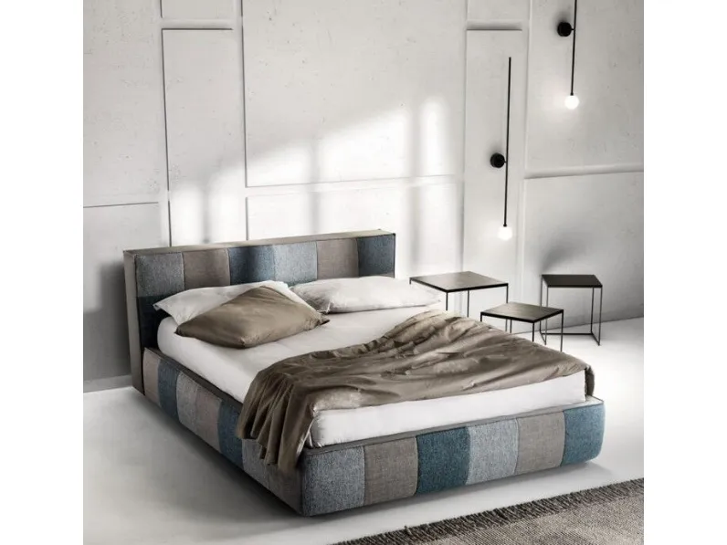 Letto Square * Samoa in OFFERTA OUTLET - 35%