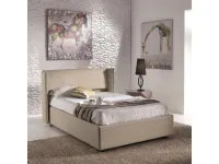 Letto Stones da una piazza e mezzo modello Nicole. Letto comprensivo di rete e di contenitore disponibile in varie colorazioni.