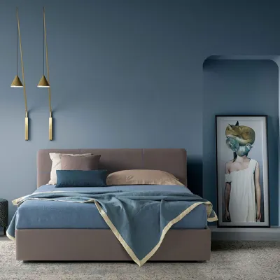 Letto moderno Teo * Biba salotti con uno sconto del 30%