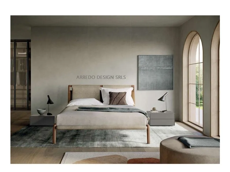 Letto in legno modello Tepu * di Dall'agnese scontato 30%