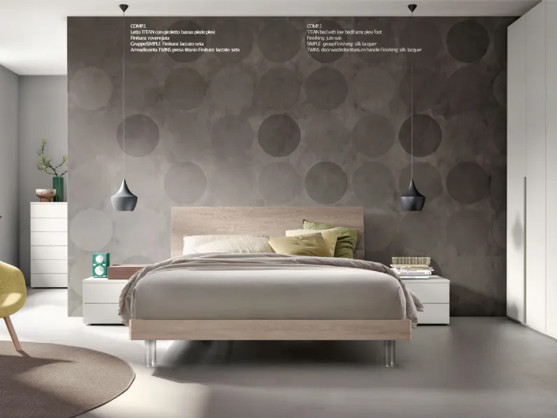 Approfitta dello sconto 30% sul letto Titan di Akanto