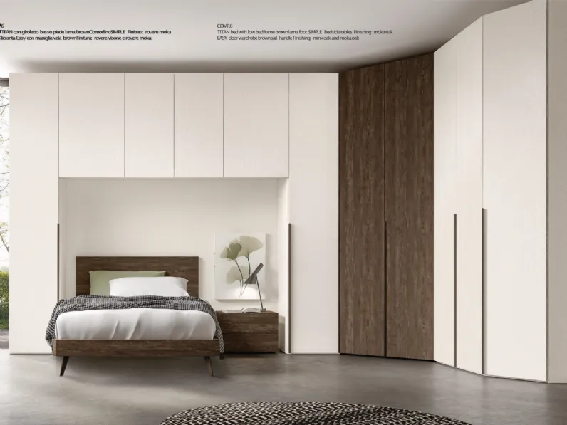 Approfitta dello sconto 30% sul letto Titan di Akanto
