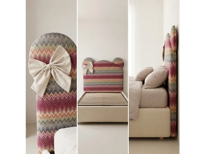 Letto piazza e mezzo moderno Topolino kids Collezione esclusiva a prezzo ribassato