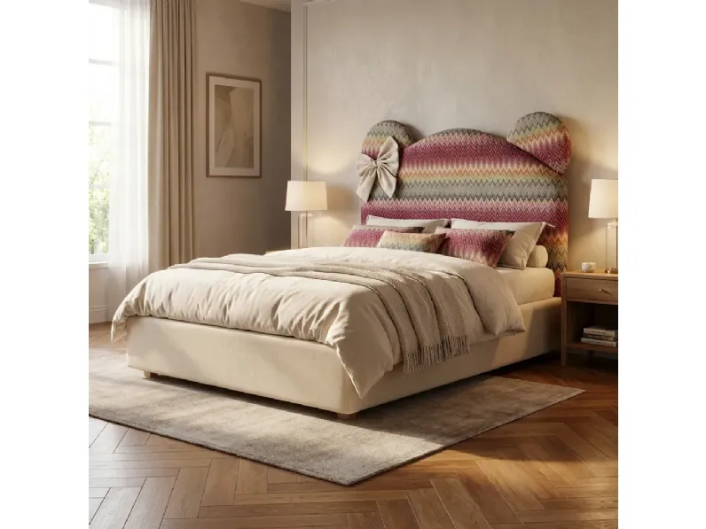 Letto piazza e mezzo moderno Topolino kids Collezione esclusiva a prezzo ribassato
