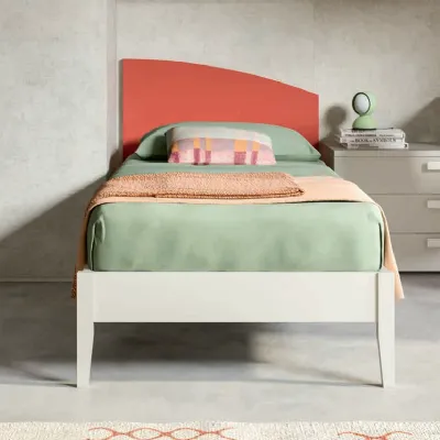 Letto in legno con pediera VelaZg mobilia prezzo ribassato