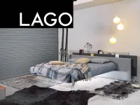 Letto matrimoniale moderno Vele bed lago Lago a prezzo ribassato