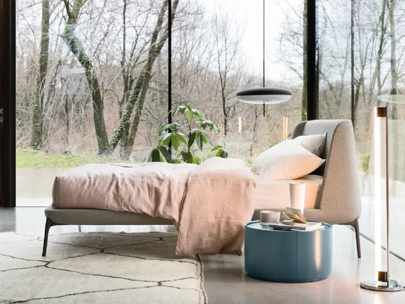 Letto matrimoniale Velvet Novamobili con un ribasso IMPERDIBILE