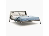 Letto matrimoniale design Velvet Novamobili a prezzo scontato