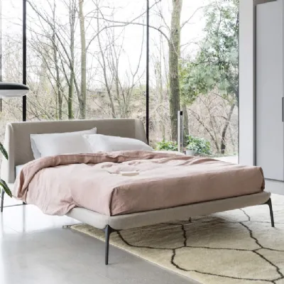 Letto imbottito con gambe VelvetNovamobilia prezzo scontato