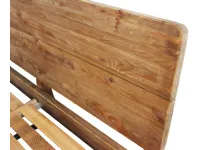 Letto moderno Vintage legno massello riciclato Outlet etnico scontato 39%