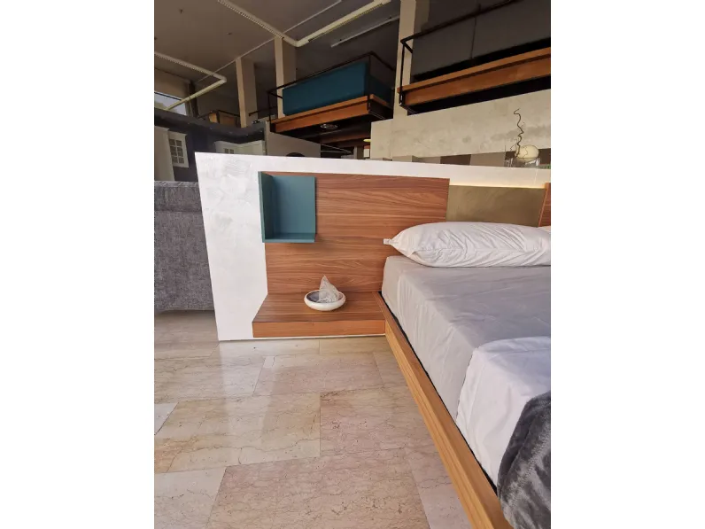 Letto moderno Wall system Mobilgam scontato 29%