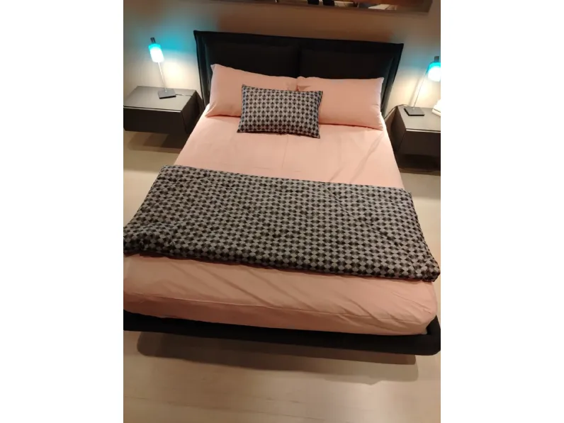 Letto design con contenitore Wiki con contenitore a box V&nice a prezzo scontato