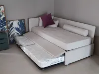 Letto singolo con piedini Joy estraibile modello 4 a prezzo riservato 