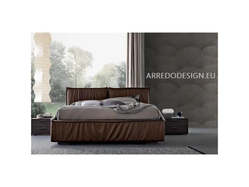 Letto matrimoniale con contenitore Music * Giellesse a prezzo ribassato