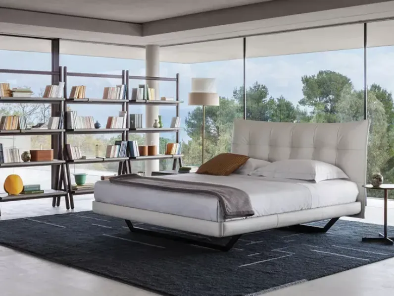 Letto matrimoniale Aurora tre Poltrona frau con uno sconto IMPERDIBILE