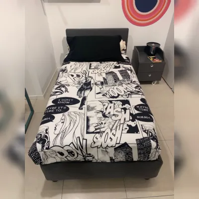 Letto moderno Notturno 2 di Flou SCONTATO 