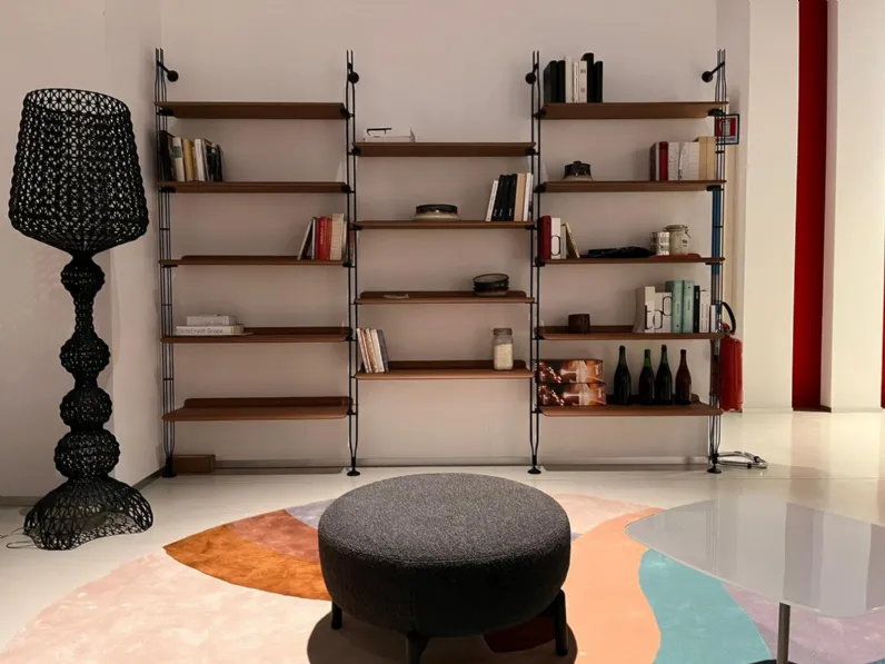 Libreria Adam wood in stile design di Kartell in OFFERTA OUTLET 