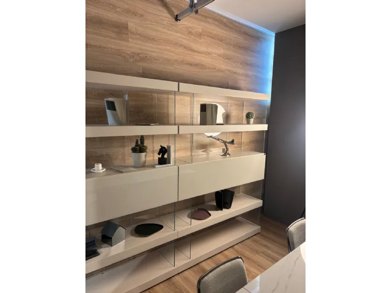 Libreria Air 0558 stile design di Lago scontata del 20%