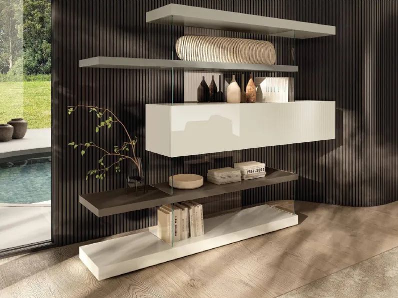 Libreria Air 1467 stile design di Lago in Offerta Outlet