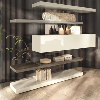 Libreria Air 1467 stile design di Lago in Offerta Outlet