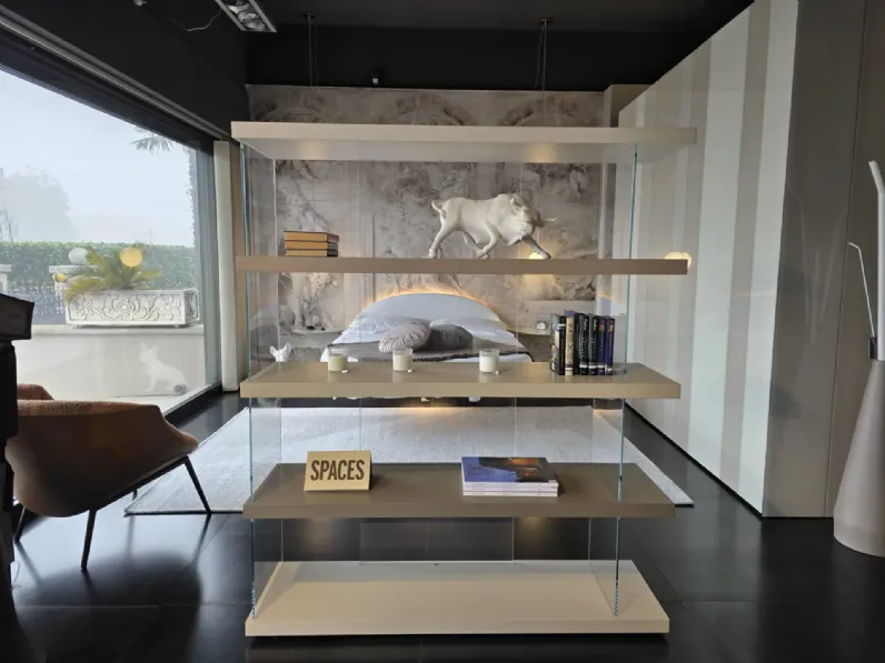 Libreria Air da 147,2 in stile design di Lago in OFFERTA OUTLET 
