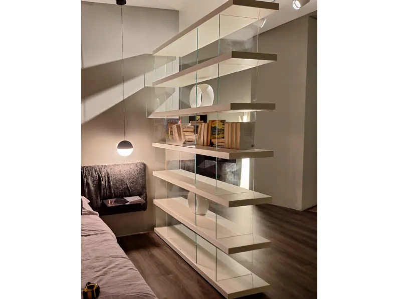 Libreria Lago in laccato opaco a prezzo scontato: scopri Air lago libreria