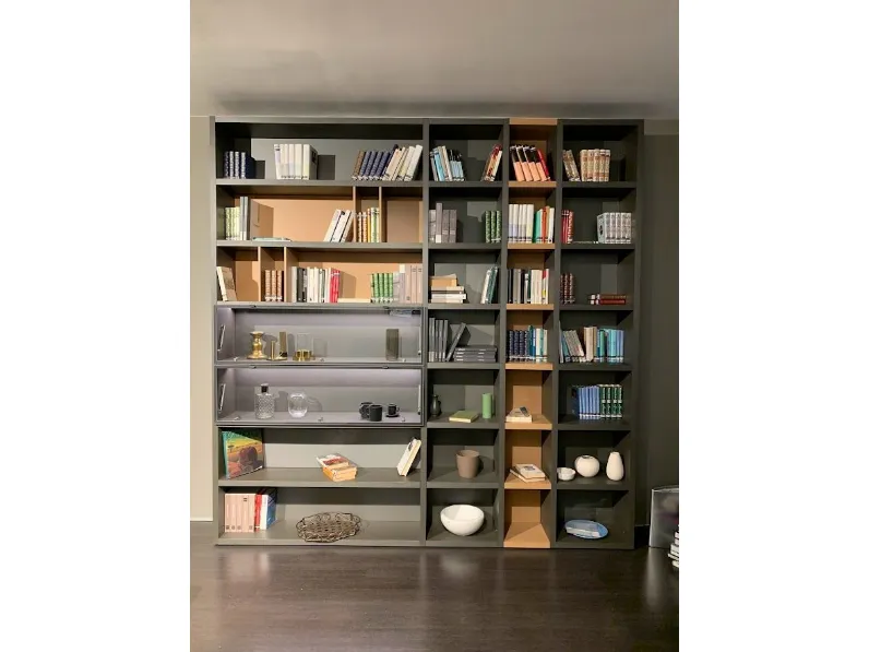 Libreria Alf da fre in laccato opaco scontata -45%: scopri My space