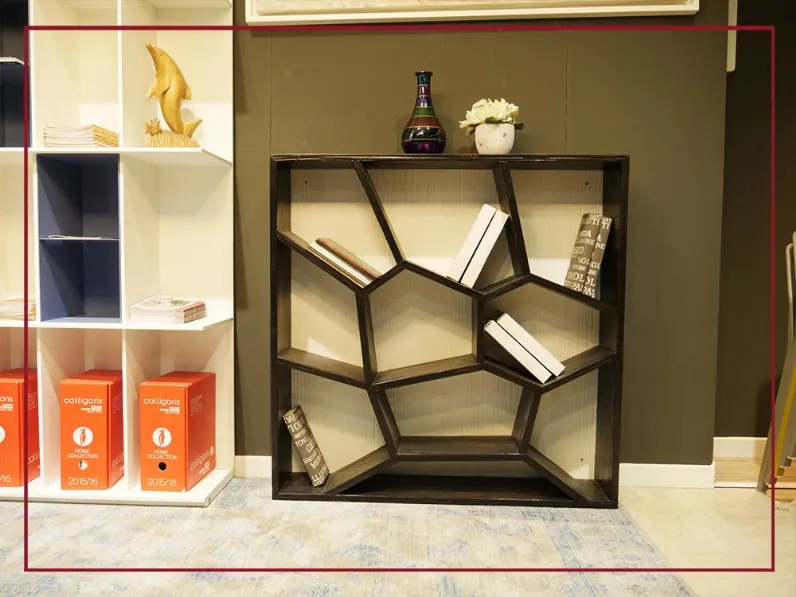 Libreria Ape Bortoli in stile design con forte sconto
