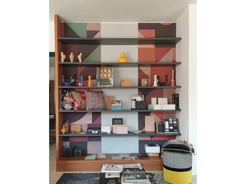 Libreria Artigianale in laccato opaco scontata -69%: scopri Shapes library