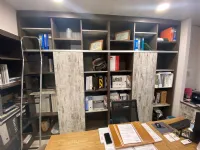 Libreria Artigianale in laminato materico a prezzo scontato: scopri Libreria scaletta