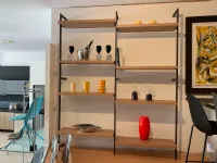 Libreria Artigianale in laminato materico in Offerta Outlet: scopri Stilo