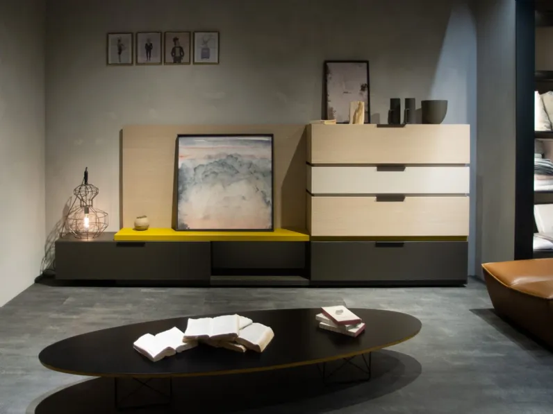Libreria Atlante in stile design di Tomasella in OFFERTA OUTLET