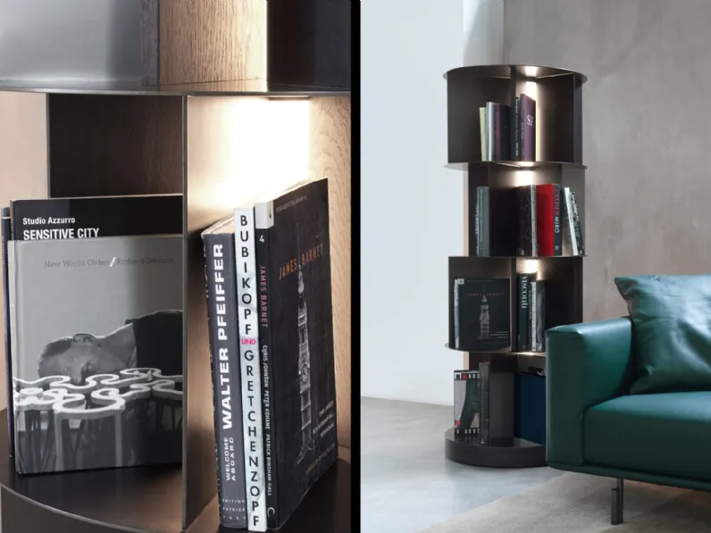 Libreria Babele stile design di Flou scontata