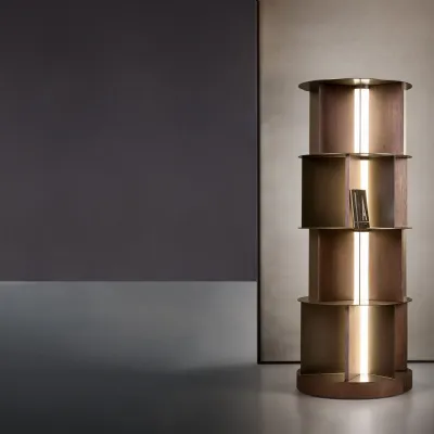 Libreria Babele in stile design di Flou in OFFERTA OUTLET 