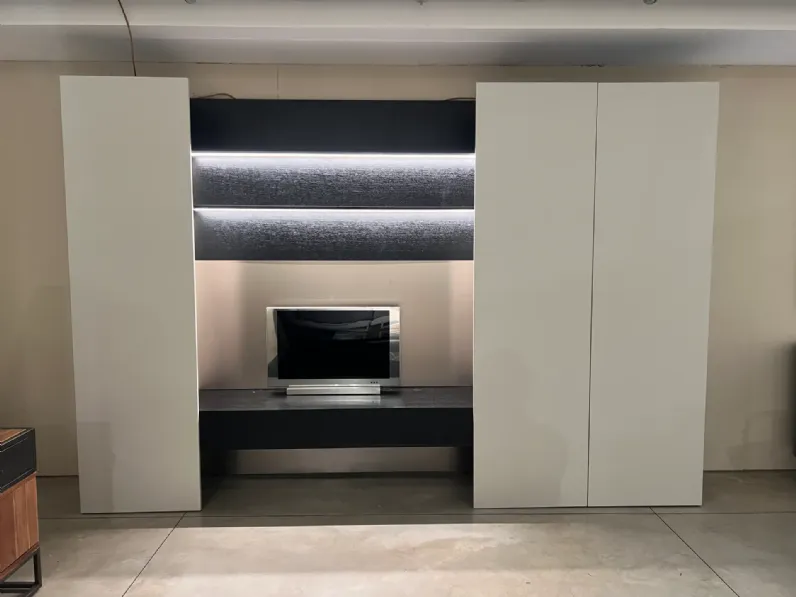 Libreria Binova in laccato opaco in Offerta Outlet: scopri Bluna