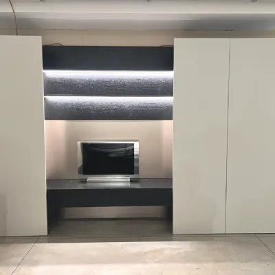 Libreria Binova in laccato opaco in Offerta Outlet: scopri Bluna