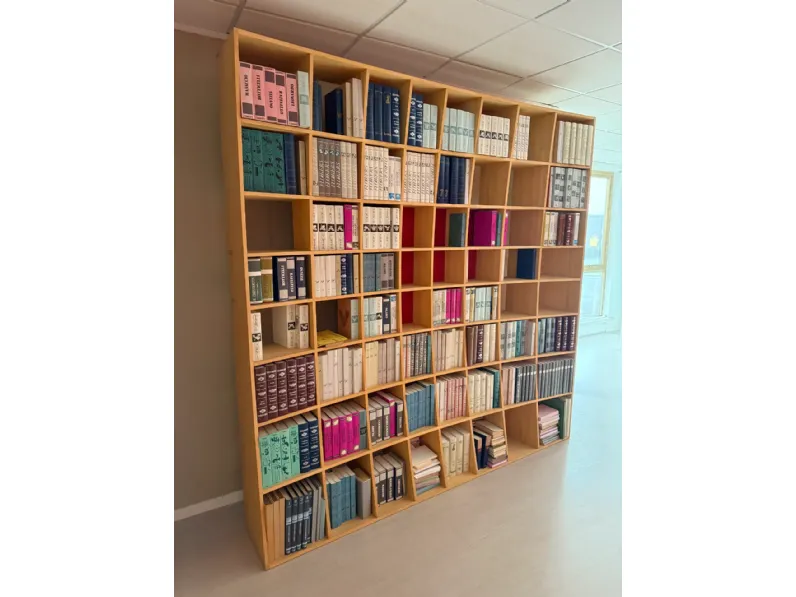 Libreria Artigianale in legno scontata -67%: scopri Biosfera