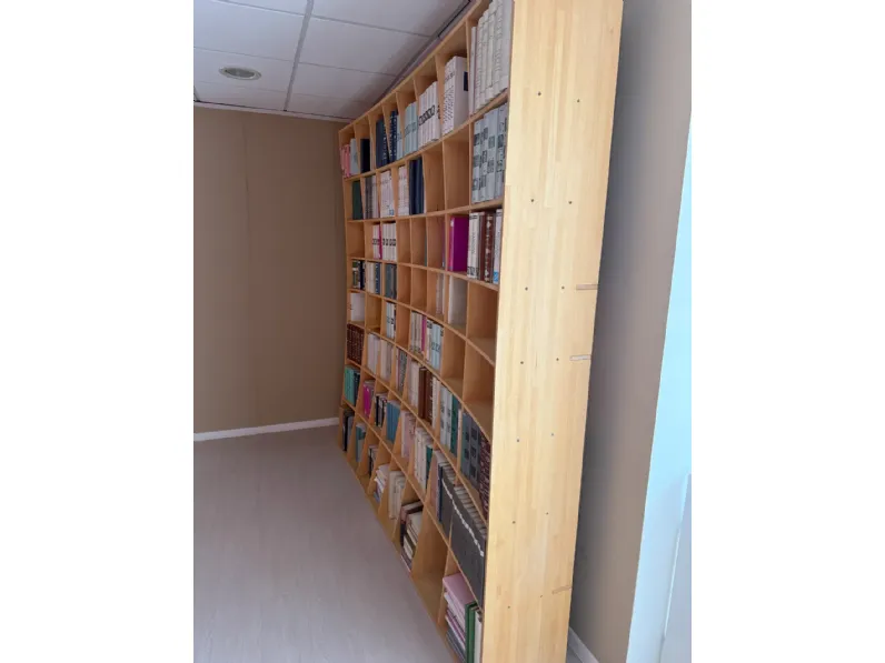 Libreria Artigianale in legno scontata -67%: scopri Biosfera