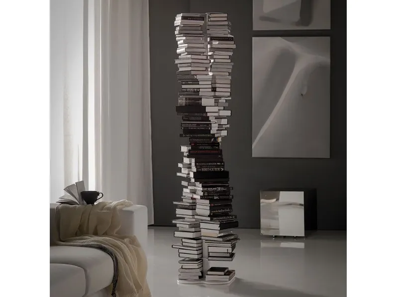 Libreria Cattelan dna nero in stile design di Cattelan italia in OFFERTA OUTLET